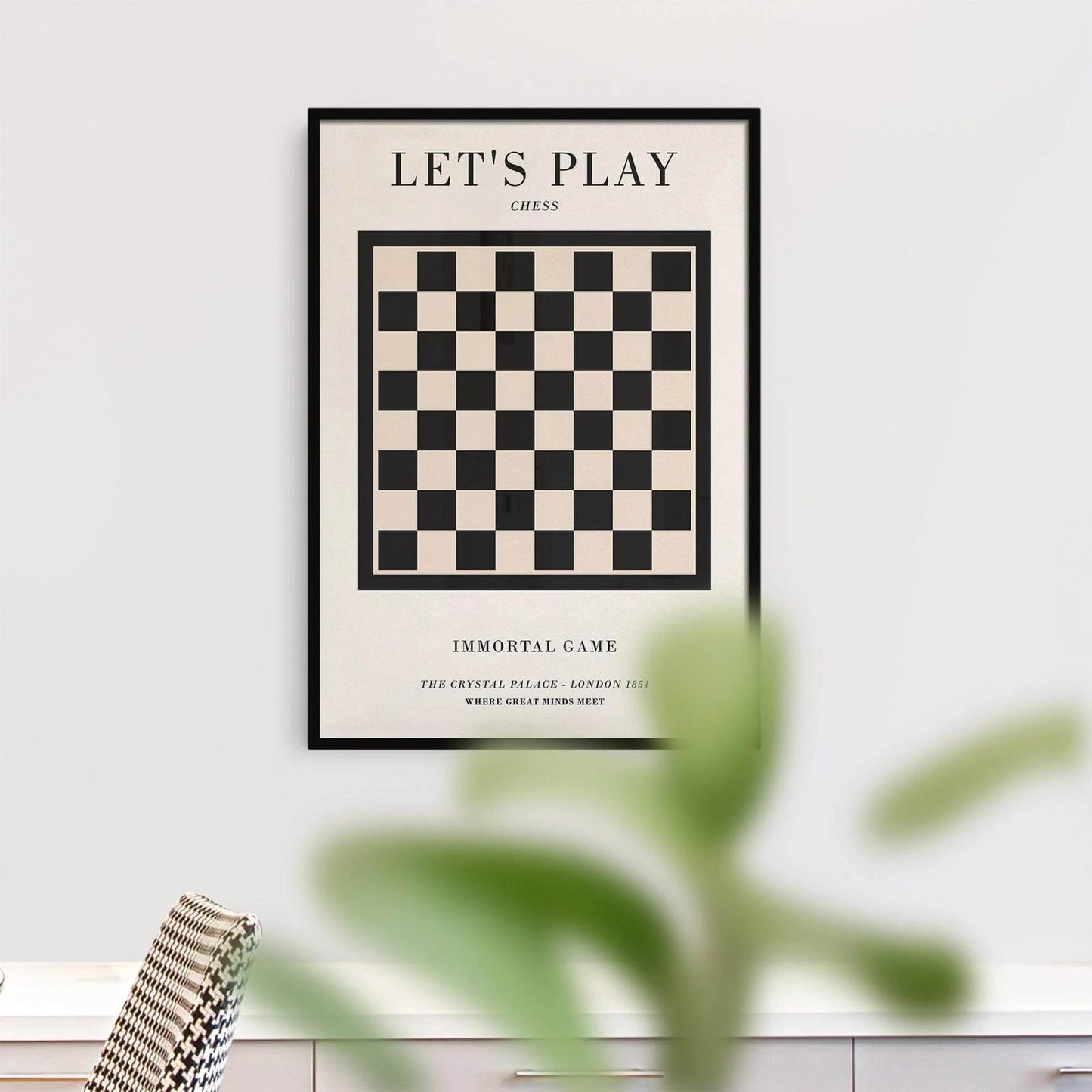 Chess Game Poster - HypeSheriff Europe