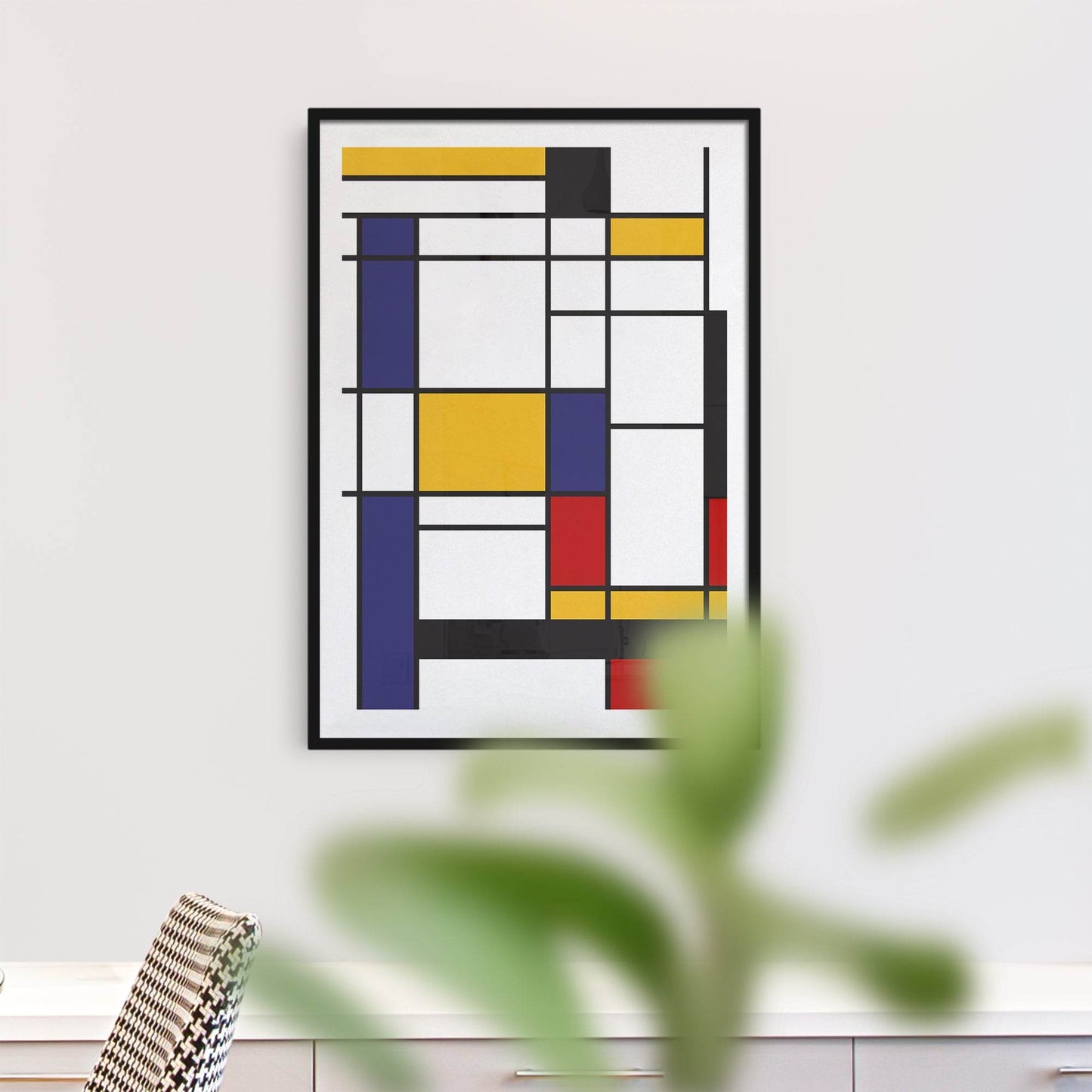 Mondrian Abstract Poster - HypeSheriff Europe