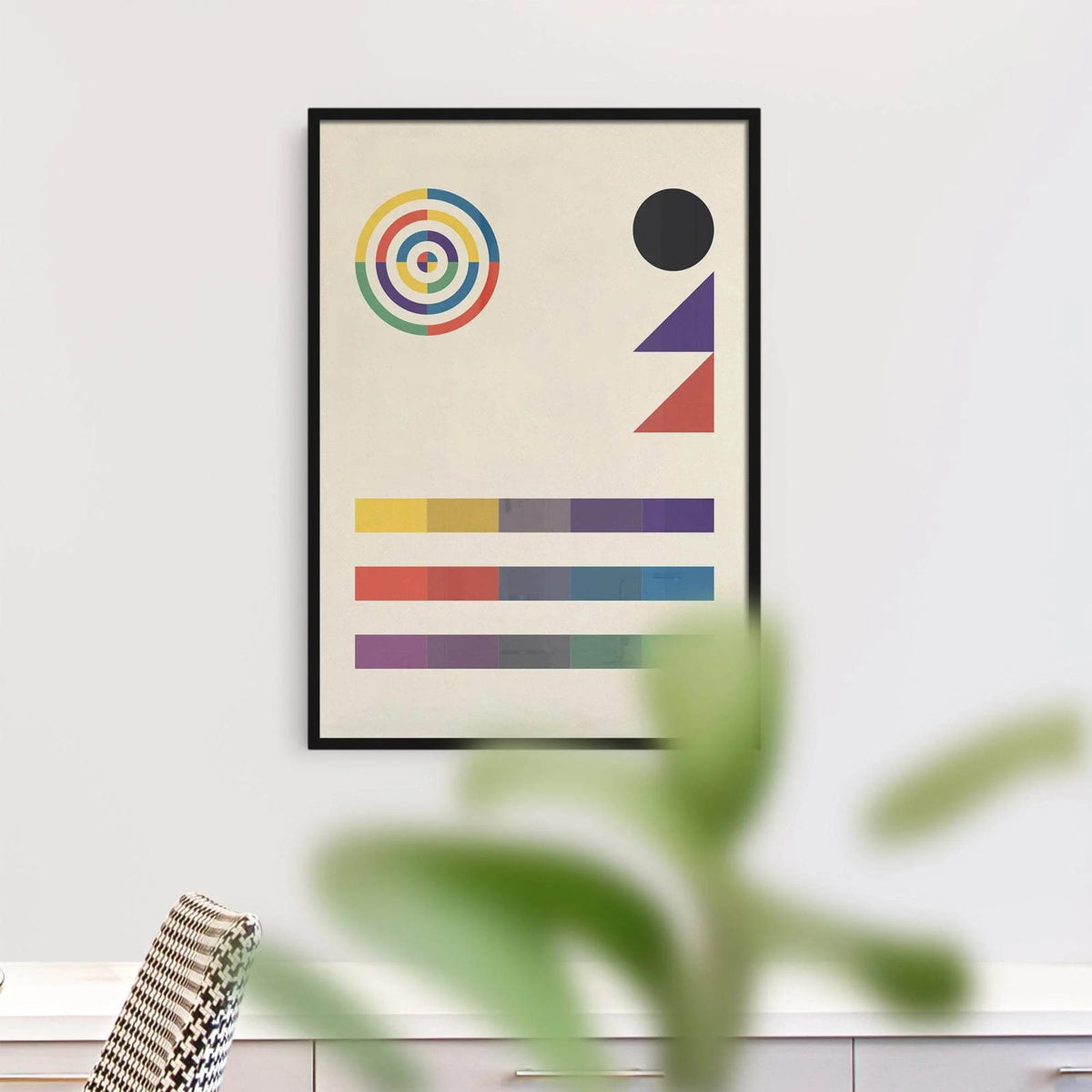 Color Theory Retro Poster Print - HypeSheriff Europe