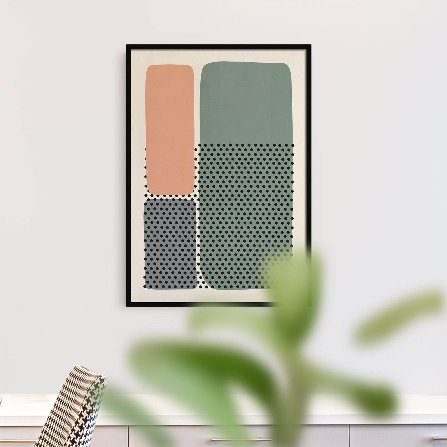 Minimalist Abstract MCM Art Print - HypeSheriff Europe
