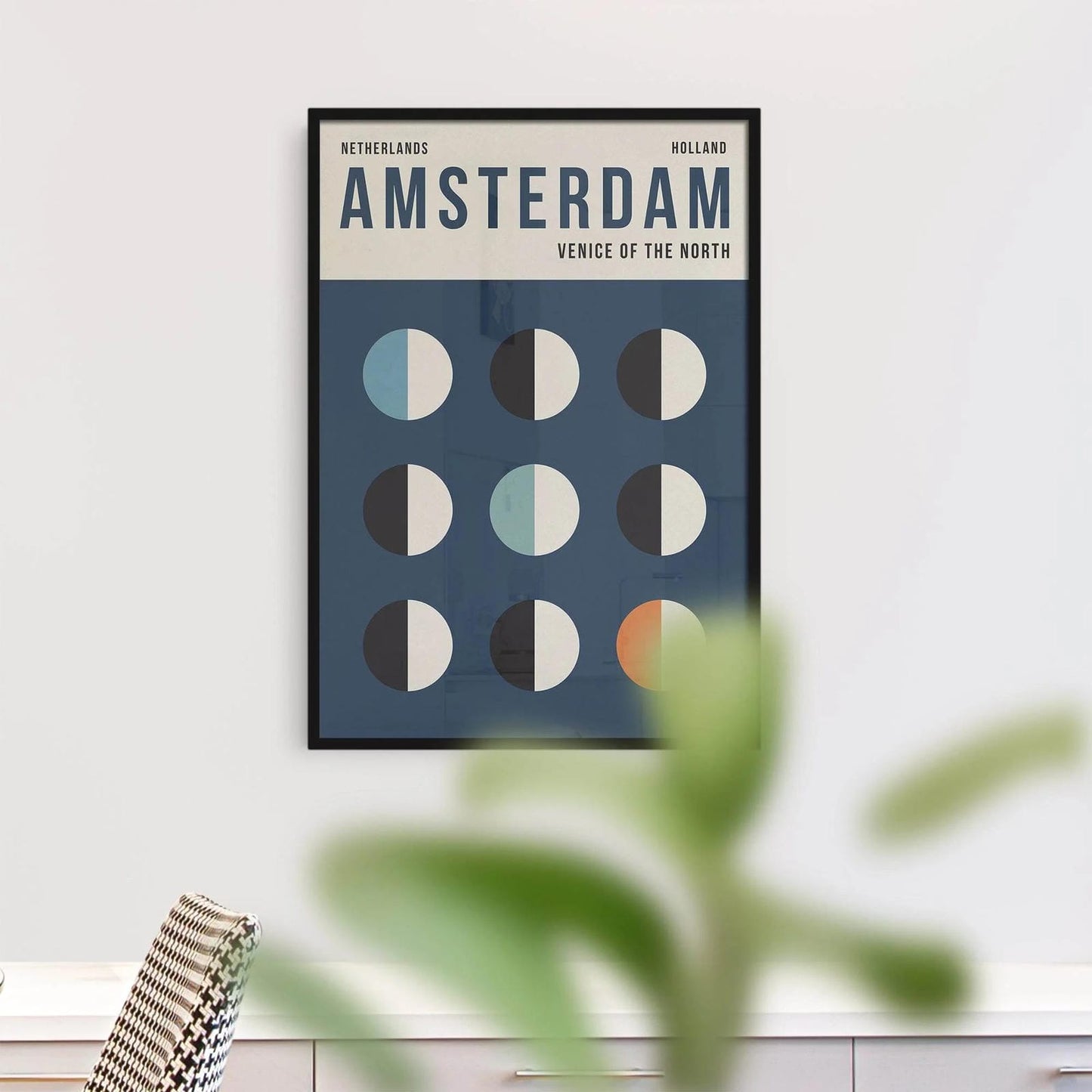 Amsterdam - Geometric Poster - HypeSheriff Europe