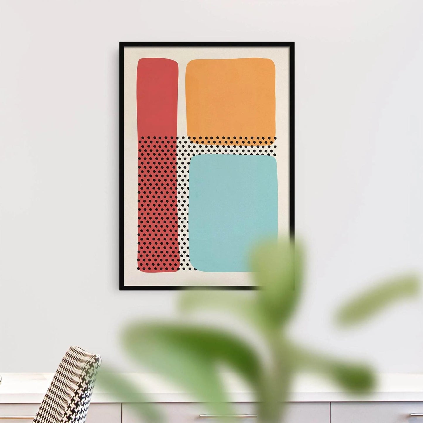Pastel Abstraction. Mid-Century Modern Art Print - HypeSheriff Europe