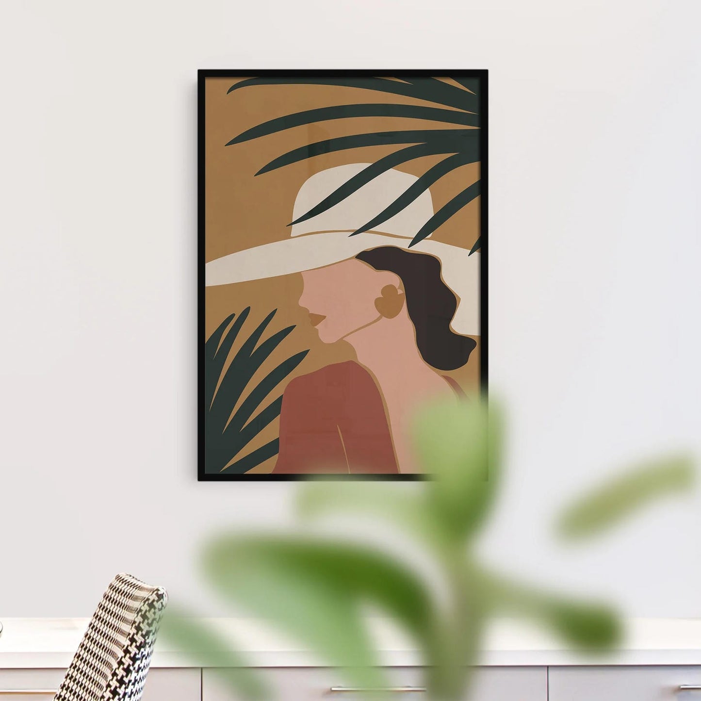 French Plant Lady - Bohemian Poster