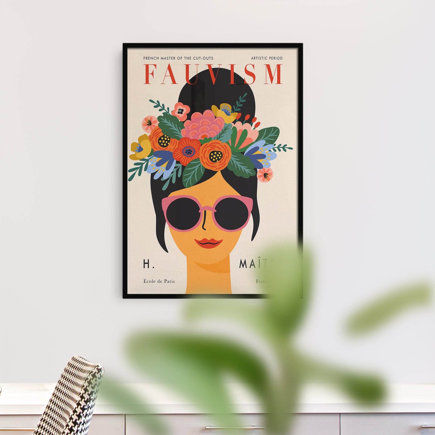 Colorful Floral Exhibition Poster - HypeSheriff Europe