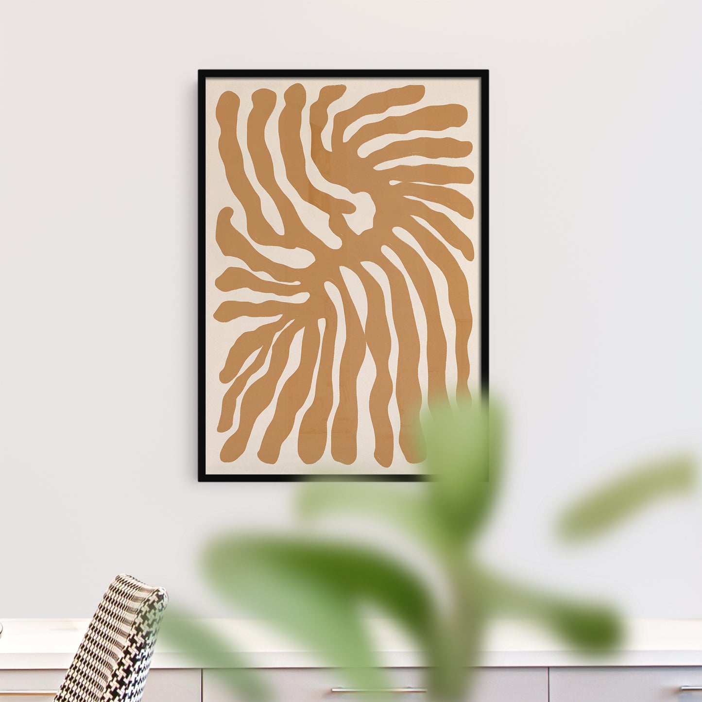 Organic Abstract Painting - Printed Poster