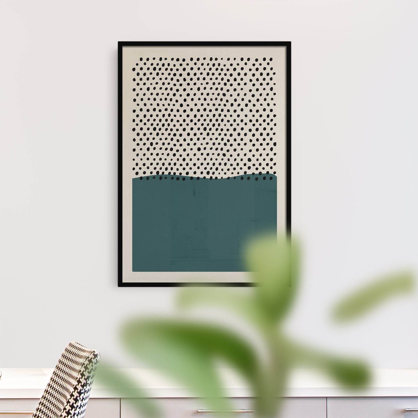 Racing Green Abstract Poster - HypeSheriff Europe