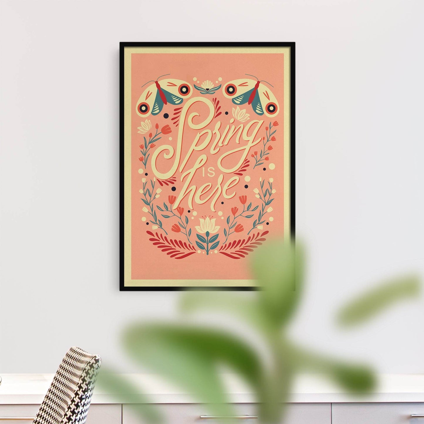 Spring is here - scandi decor poster - HypeSheriff Europe