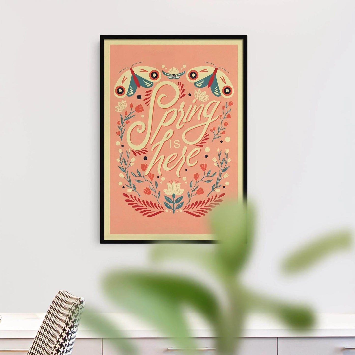 Spring is here - scandi decor poster - HypeSheriff Europe