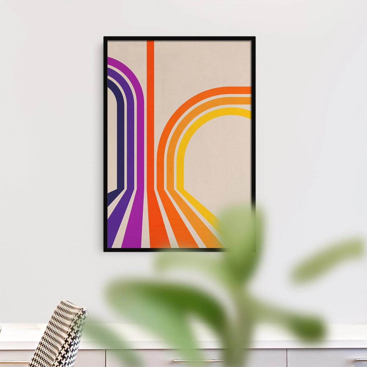 Retro Rainbow Arches Poster - HypeSheriff Europe