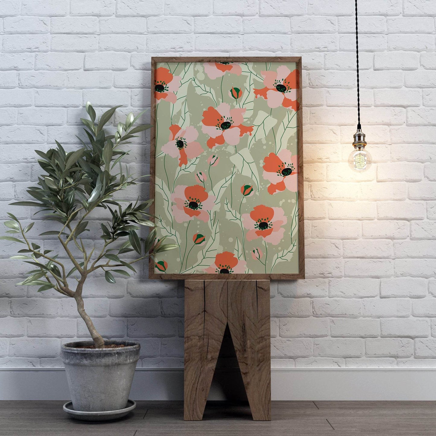 Floral Painting Poster - HypeSheriff Europe
