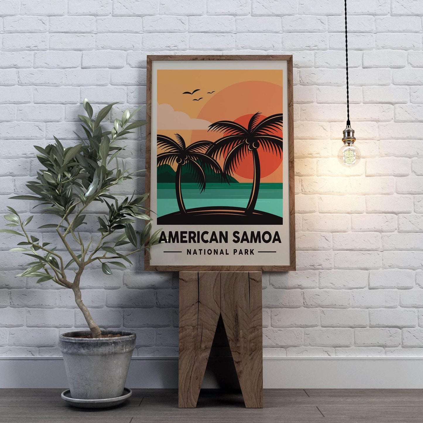 American Samoa National Park Poster - HypeSheriff Europe