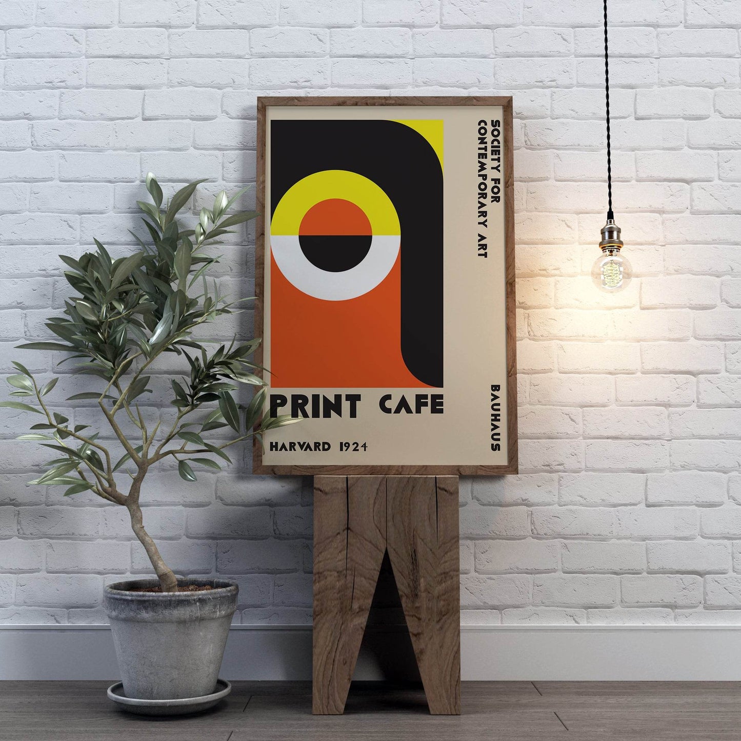 Harvard Bauhaus Exhibition Vintage Poster - HypeSheriff Europe