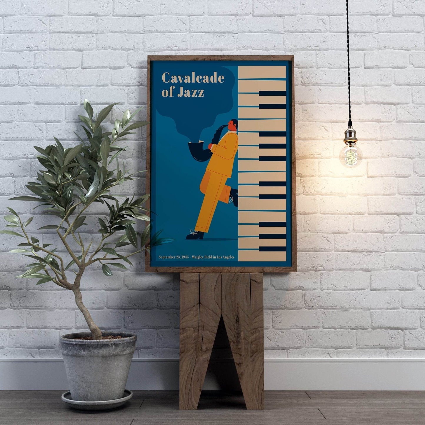 Vintage Poster for Jazz Festival in Los Angeles - HypeSheriff Europe