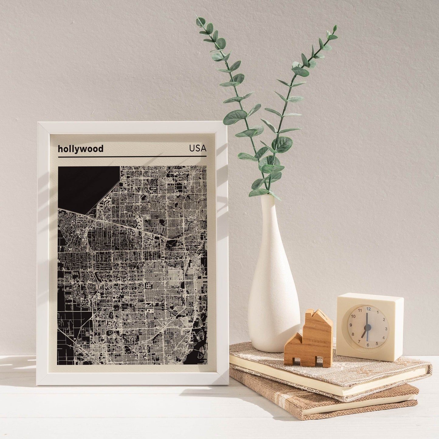 Hollywood City Map Poster - HypeSheriff Europe