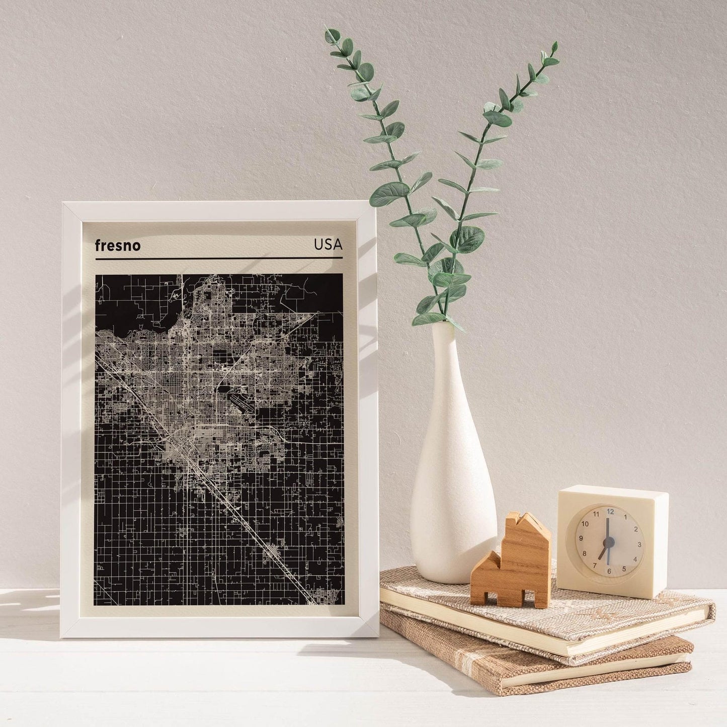 Fresno City Map Poster - HypeSheriff Europe