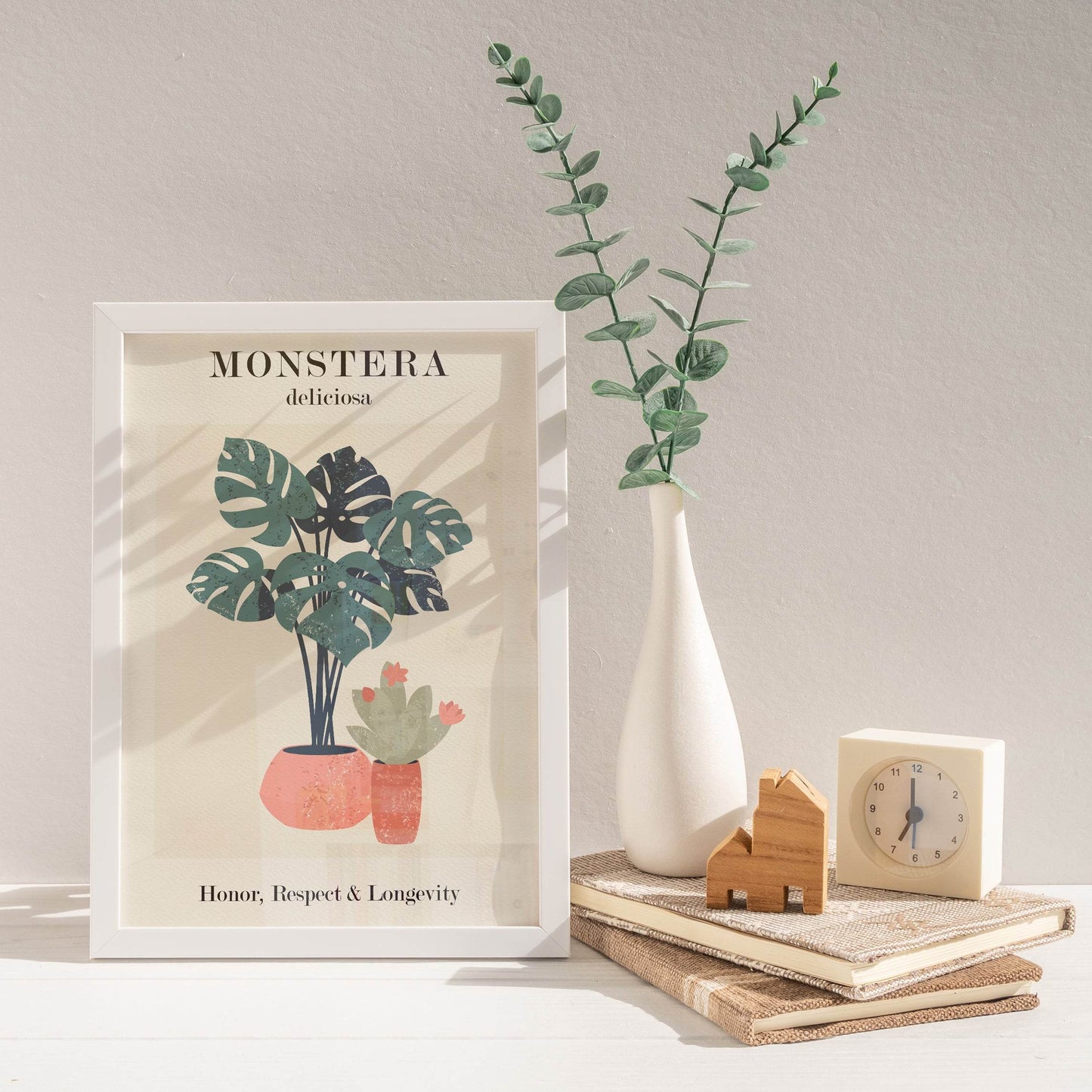 Monstera Illustration Poster - HypeSheriff Europe