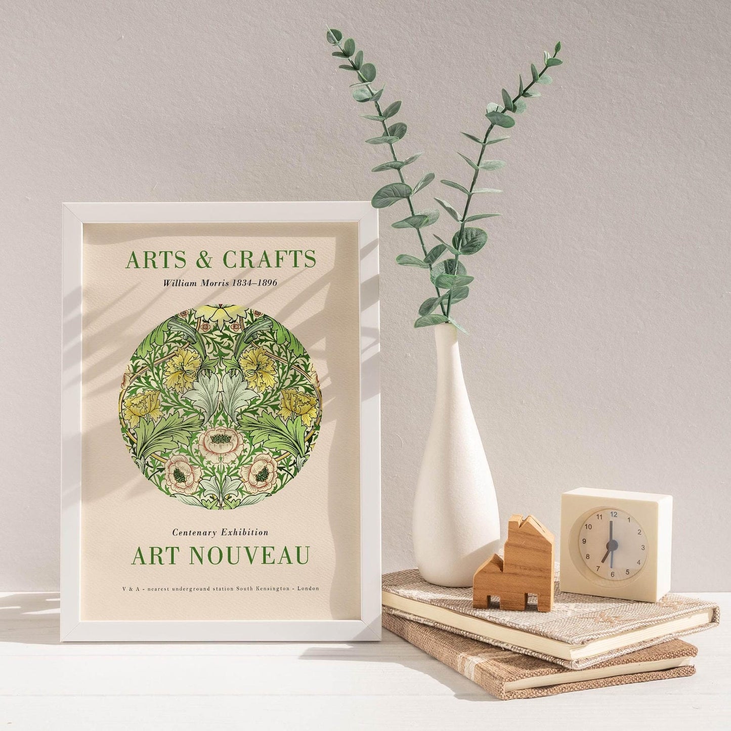 Art Nouveau Floral Poster - HypeSheriff Europe