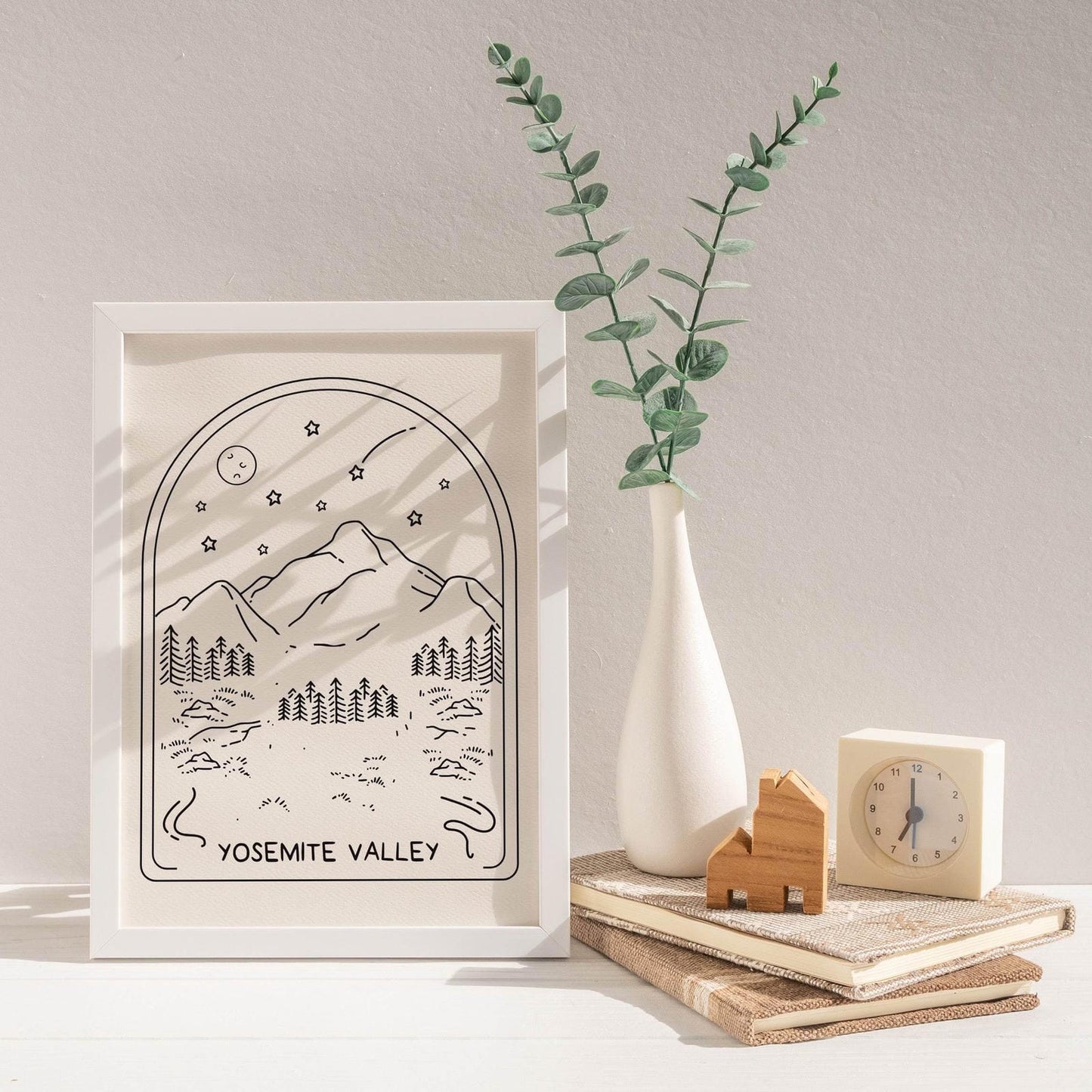 Yosemite Valley Drawing Print - HypeSheriff Europe