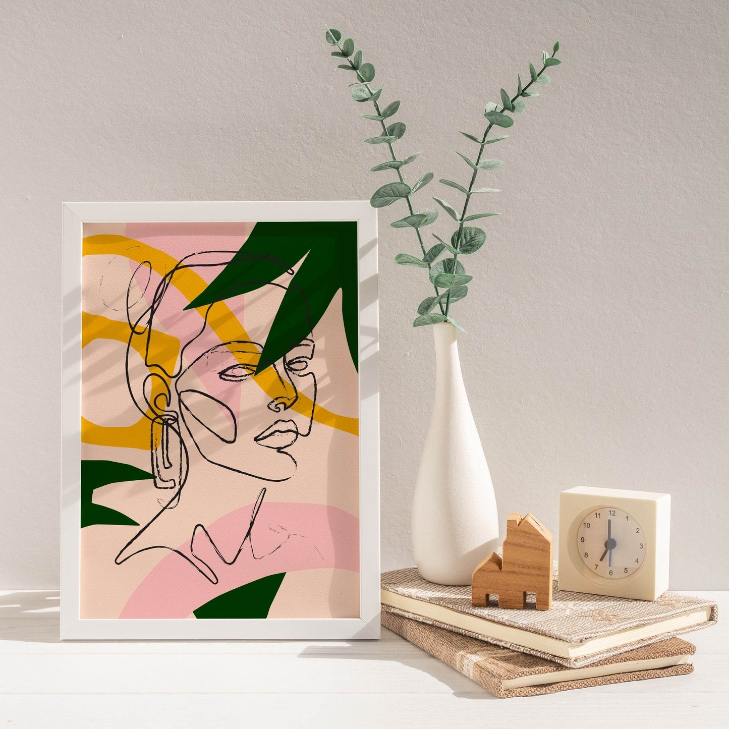 Floral Line Art Poster - HypeSheriff Europe