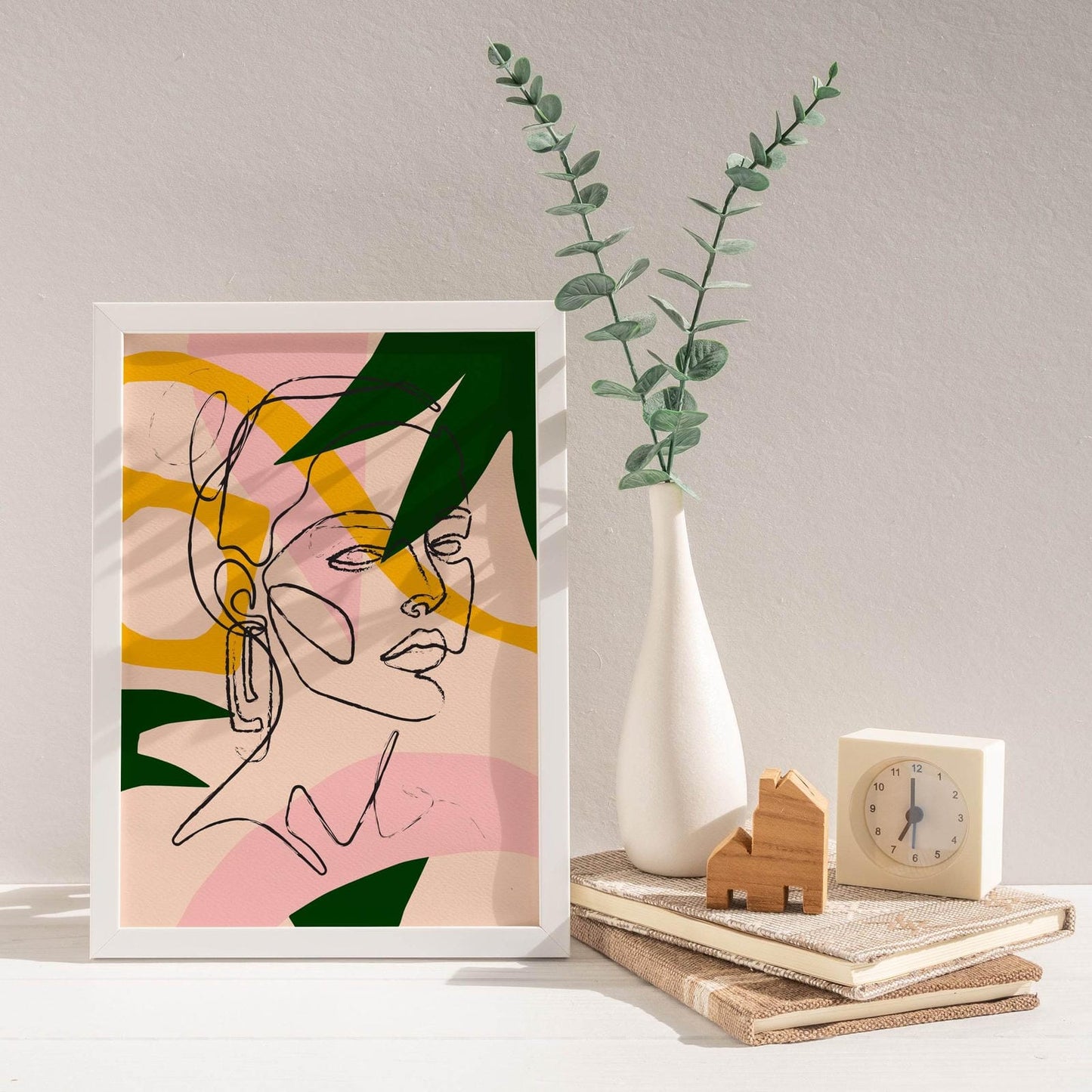 Floral Line Art Poster - HypeSheriff Europe