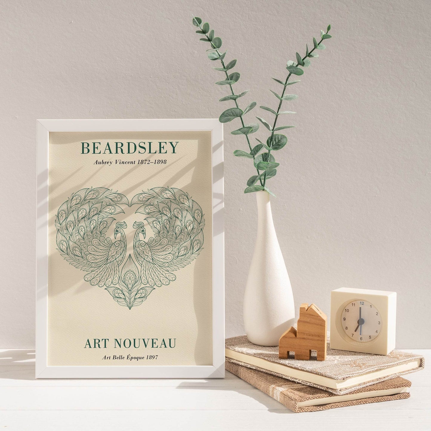 Art Nouveau Peacock Poster - HypeSheriff Europe