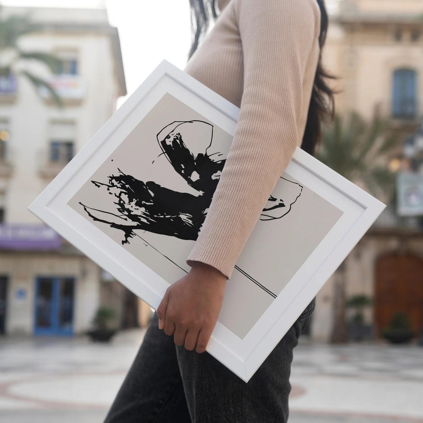 Contemporary Butterfly Poster