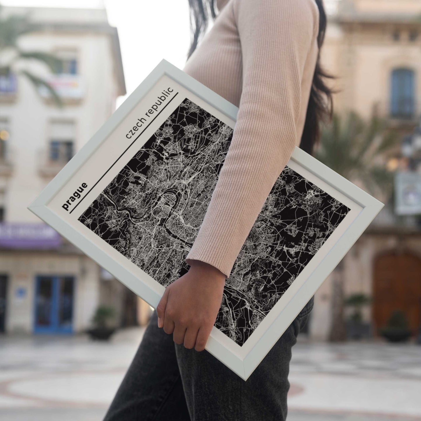 Prague, Czech Republic City Map Poster