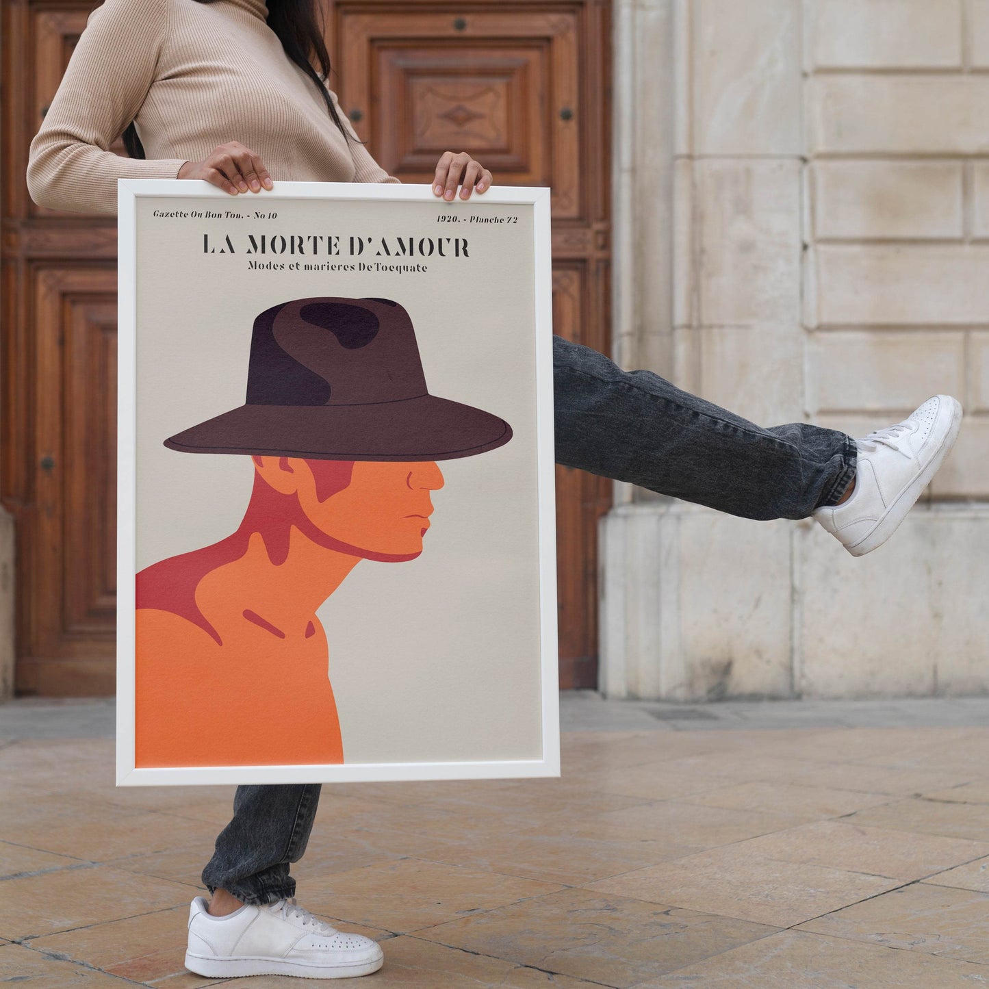 French Fashion Magazine Cover Poster - HypeSheriff Europe