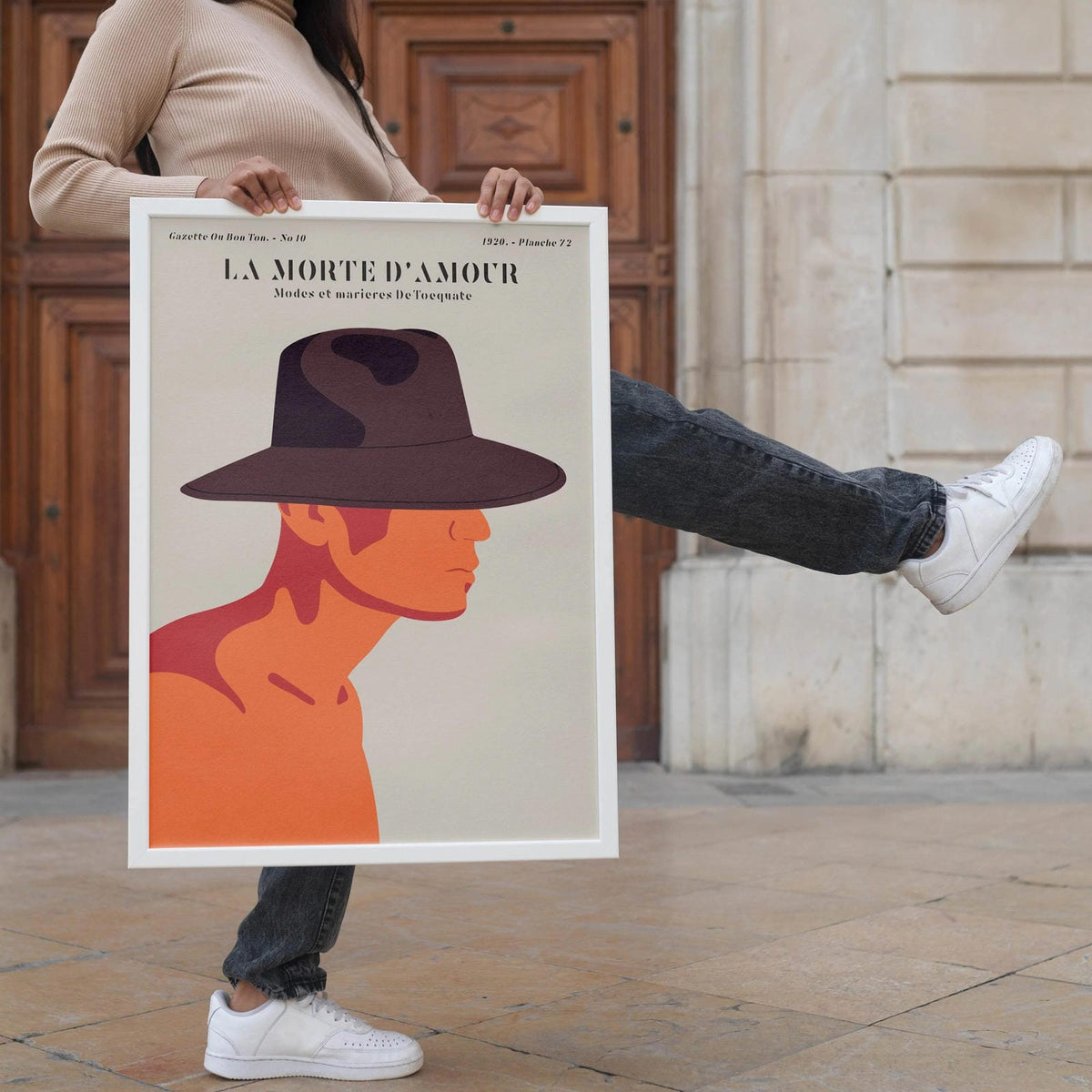 French Fashion Magazine Cover Poster - HypeSheriff Europe