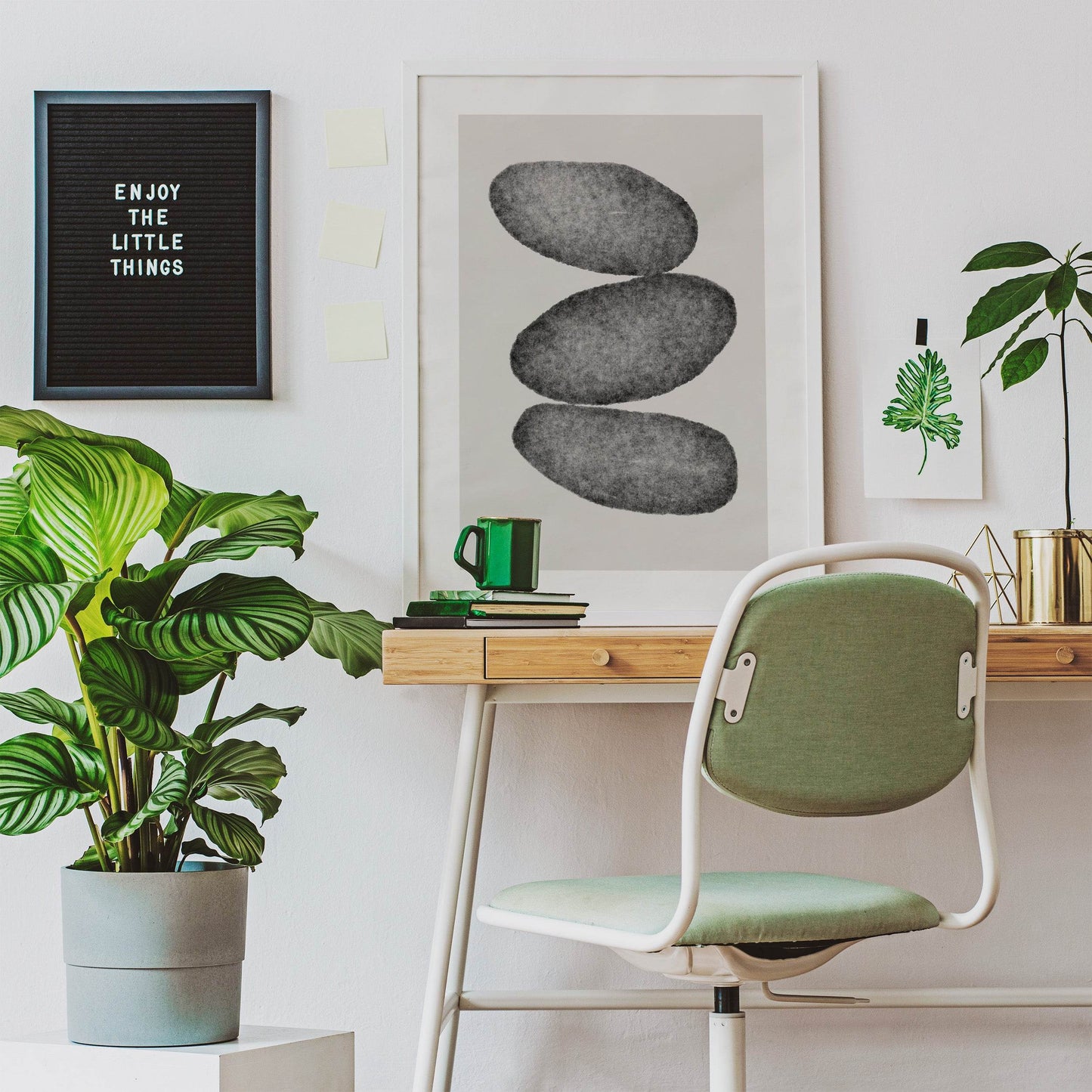 Grey Stones Print - HypeSheriff Europe