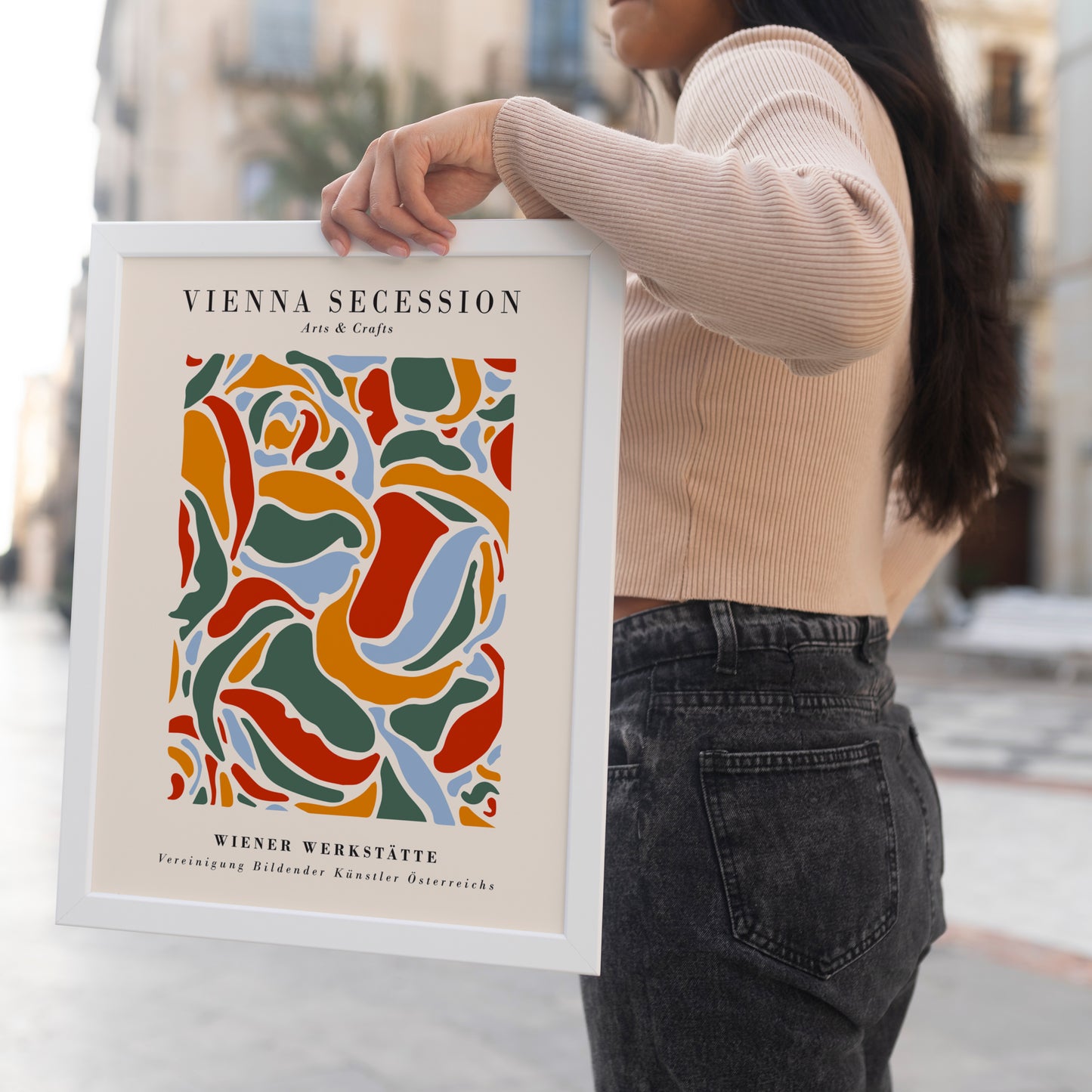 Colorful VIENNA SECESSION Poster Print