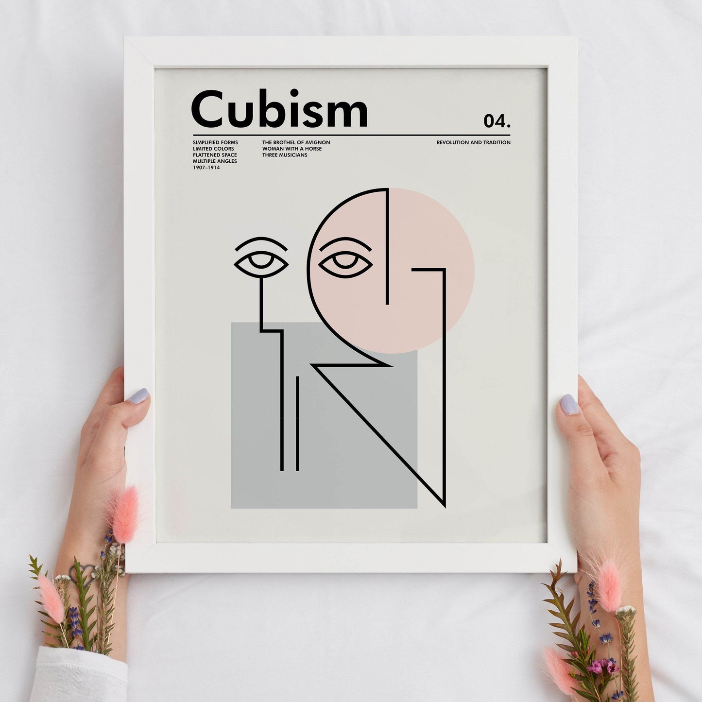 Minimal Cubism Poster - HypeSheriff Europe