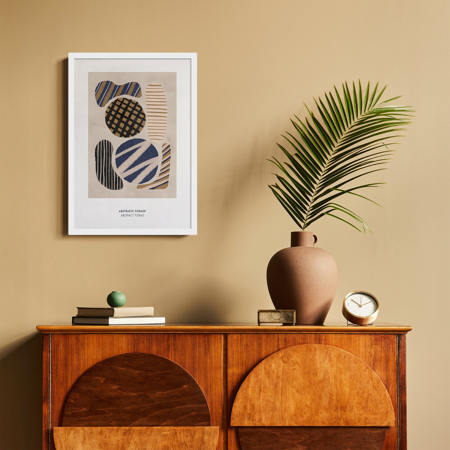 Abstrakte Former Poster