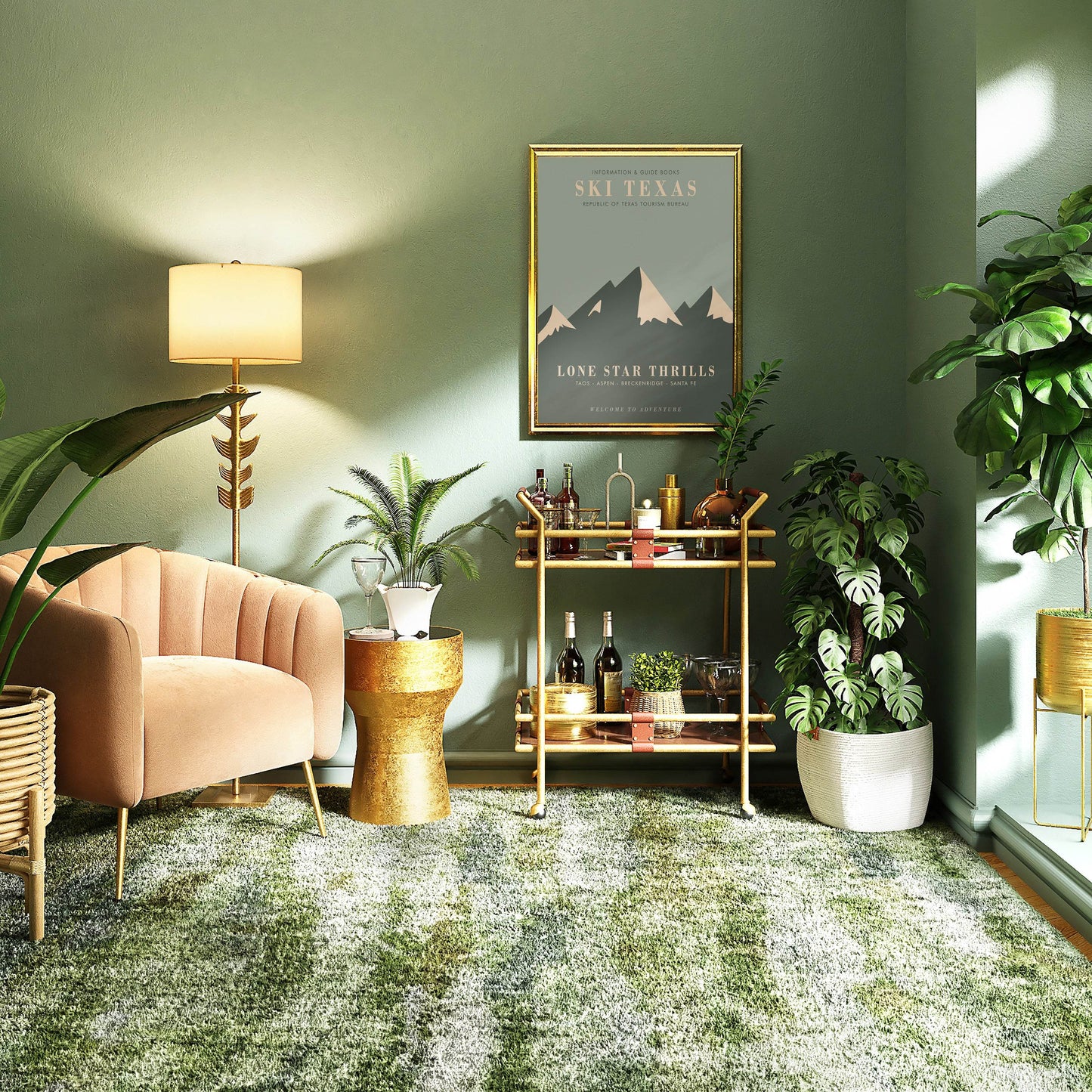 Ski Texas Poster - HypeSheriff Europe