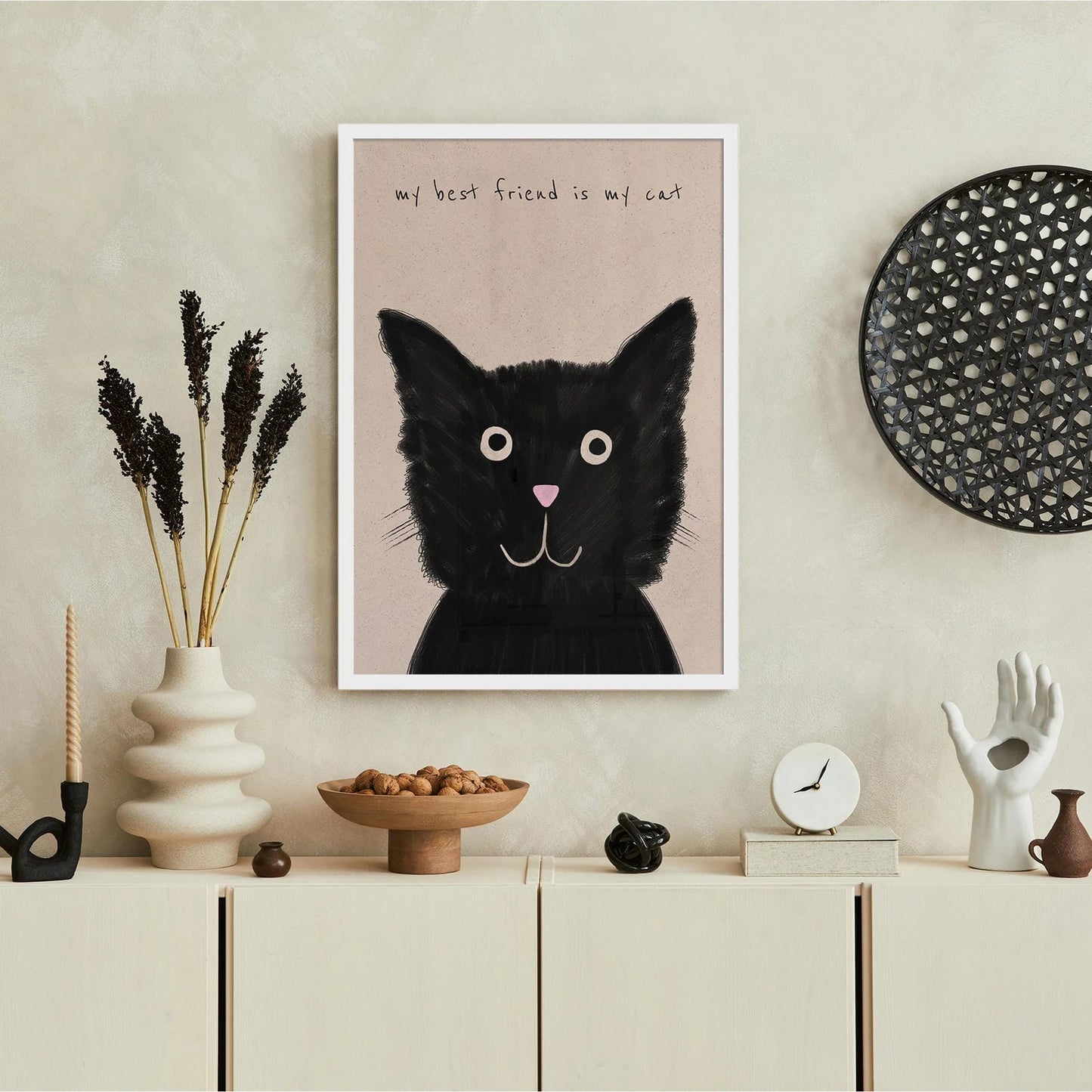 My Best Friend Is My Cat Poster