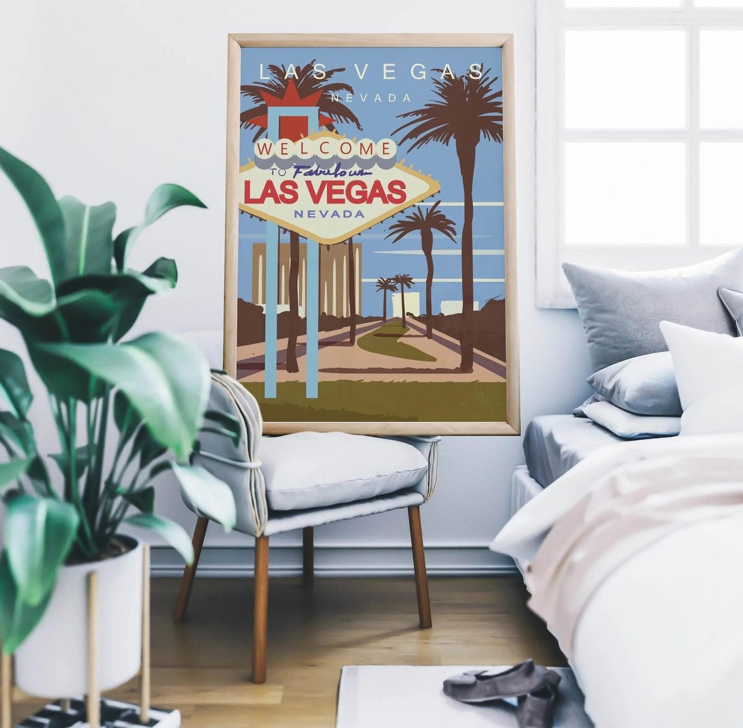 Las Vegas Retro Poster - HypeSheriff Europe