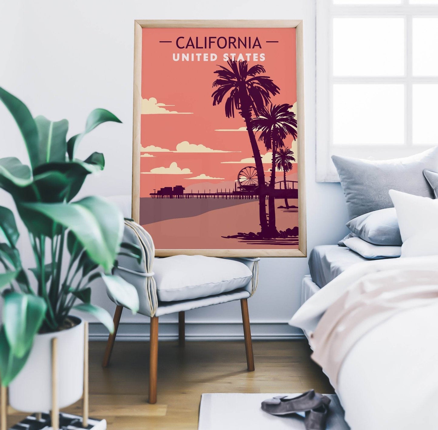 California Travel Poster - HypeSheriff Europe