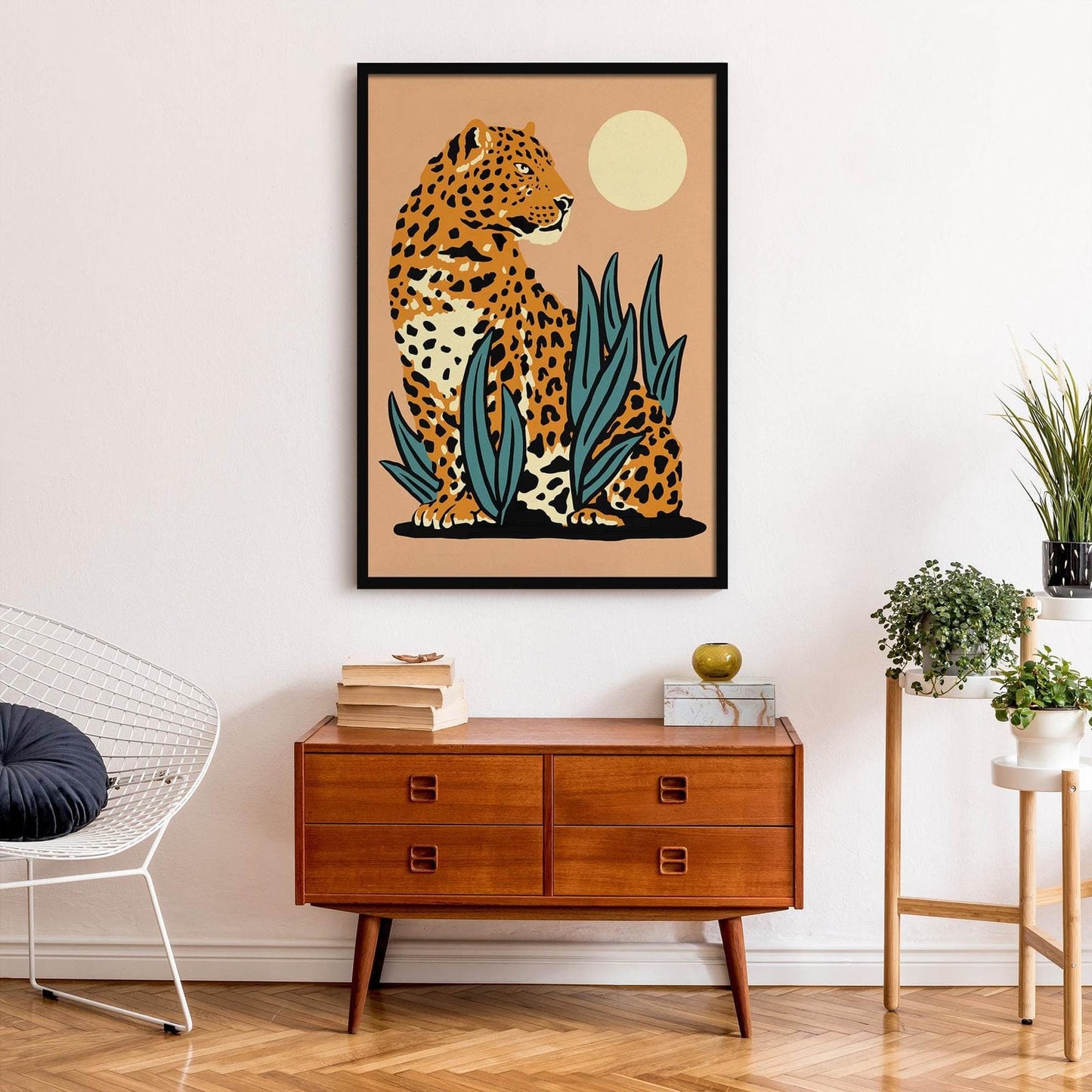 Bohemian Leopard Wall Art Print - HypeSheriff Europe