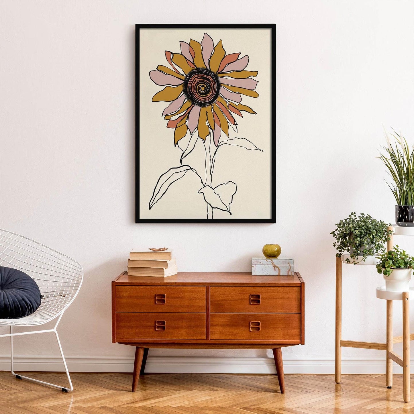 Sunflower Drawing Print - HypeSheriff Europe