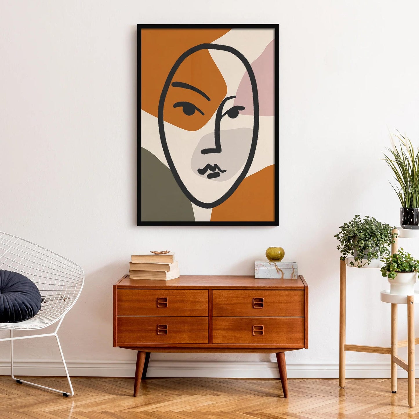 Minimalist Portrait - Earth Colors