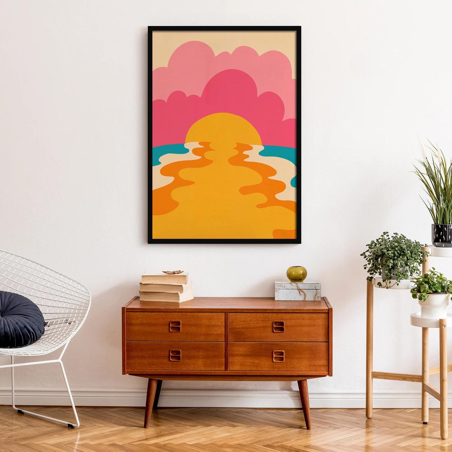 Colorful Pastel Sunset Poster