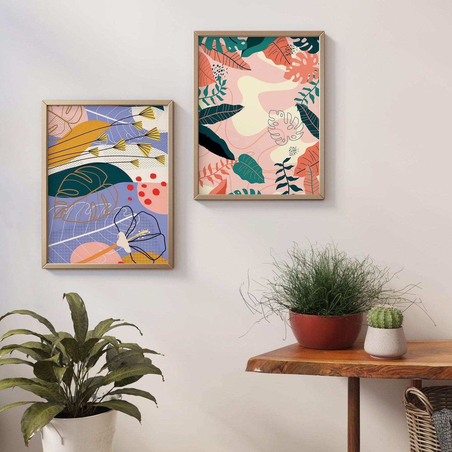 Set of 2 Floral Illustrations - HypeSheriff Europe