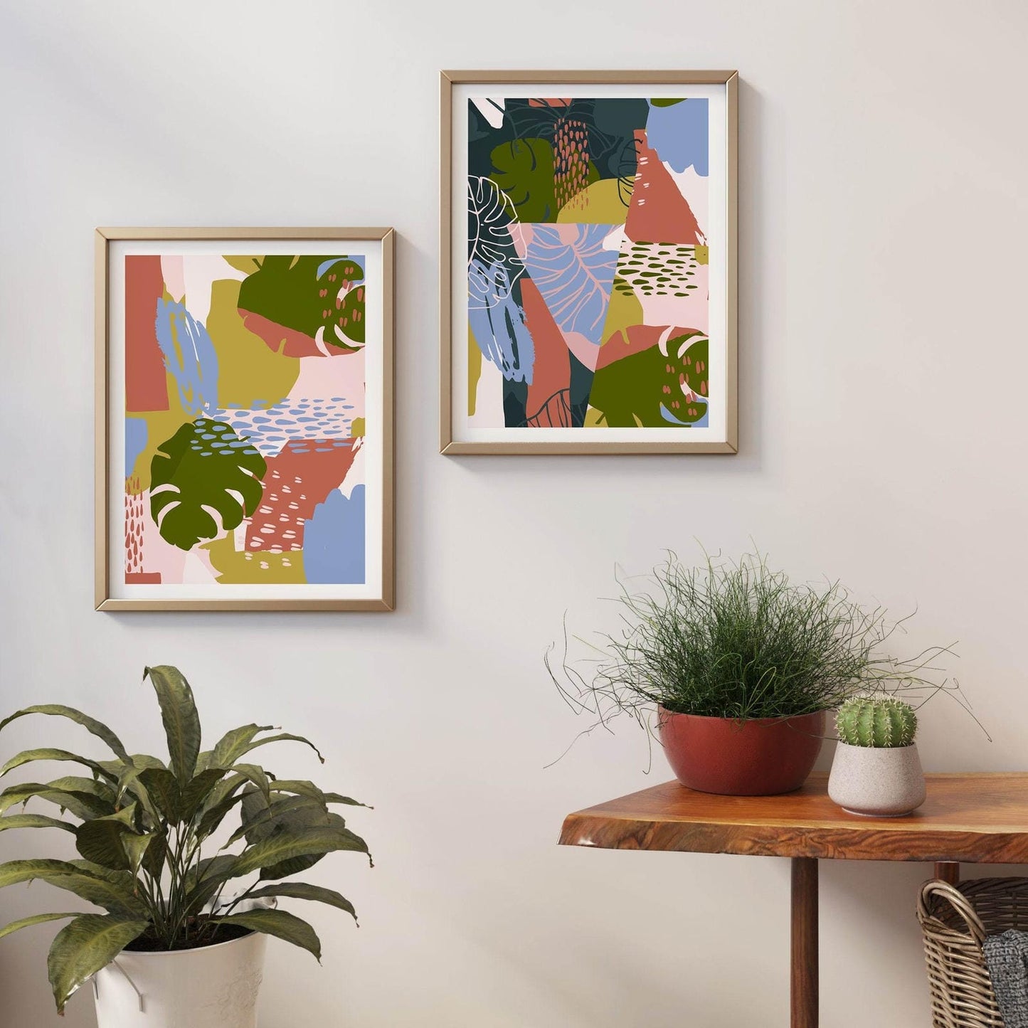 Set of 2 Monstera Art Prints - HypeSheriff Europe