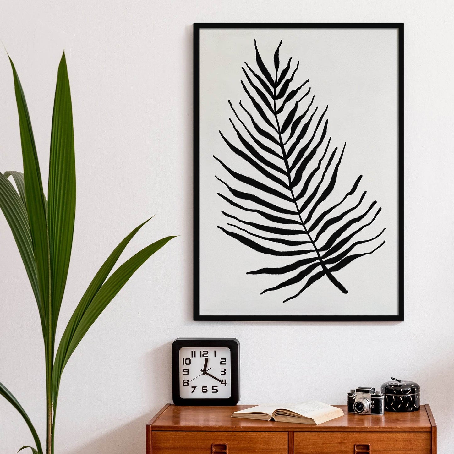 Black and White Floral Print - HypeSheriff Europe