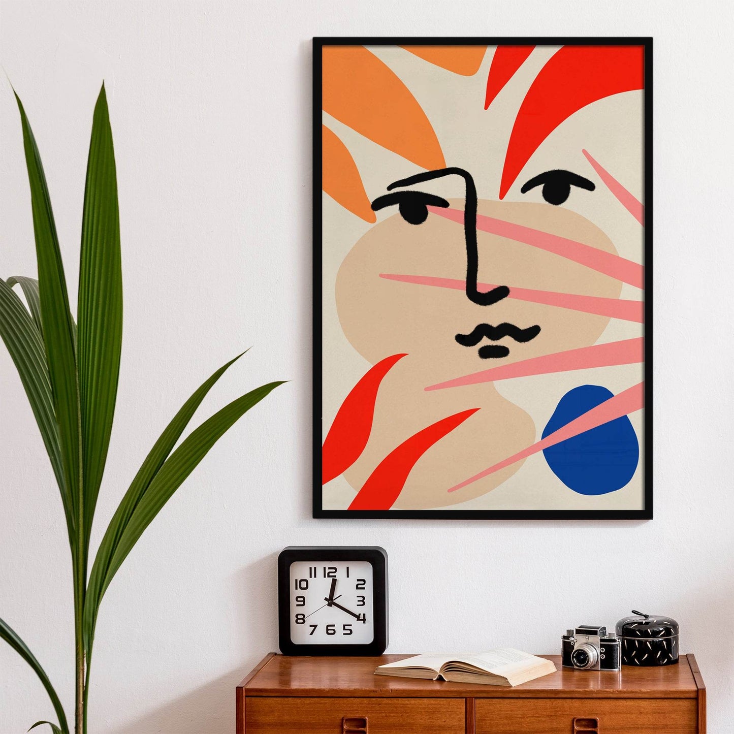 Abstract Floral Face Print - HypeSheriff Europe