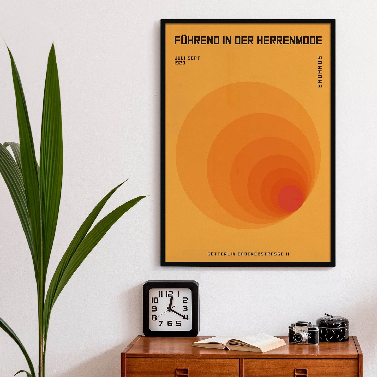 Yellow Bauhaus Poster - HypeSheriff Europe
