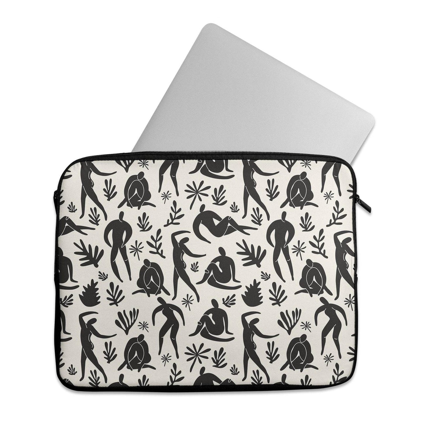 BLACK AND WHITE LAPTOP SLEEVE - HypeSheriff Europe