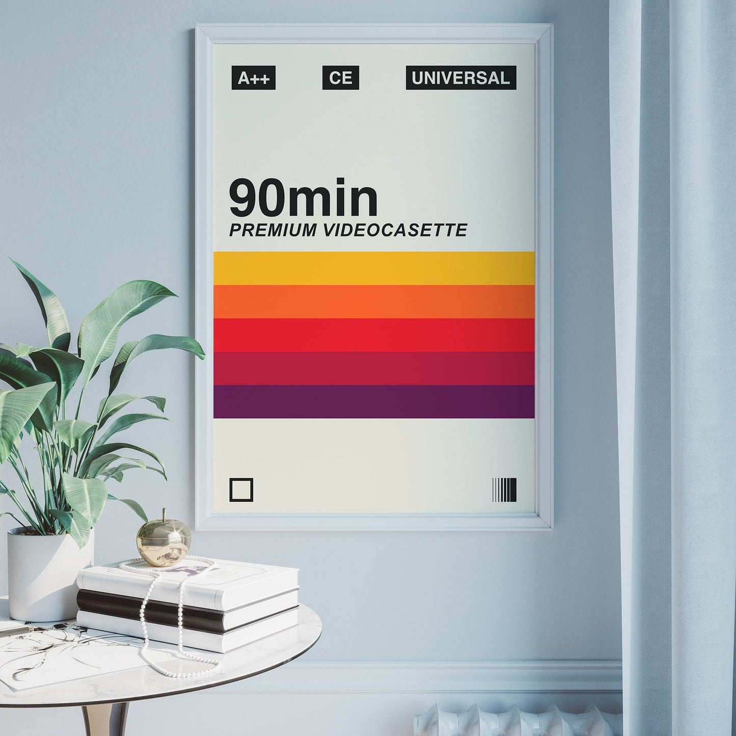 Retro Advertising Poster - VHS videocasette - HypeSheriff Europe