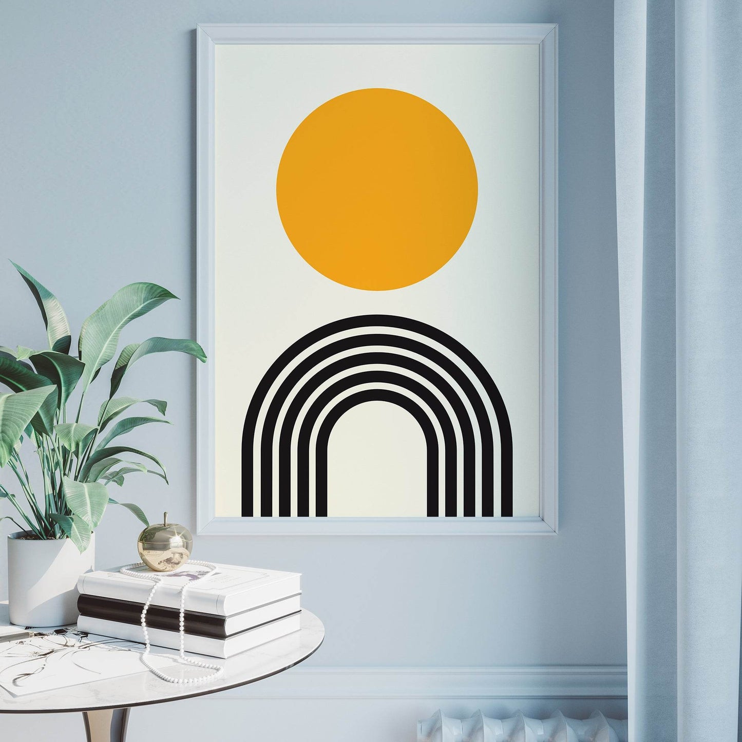 Geometric Sun Poster - HypeSheriff Europe