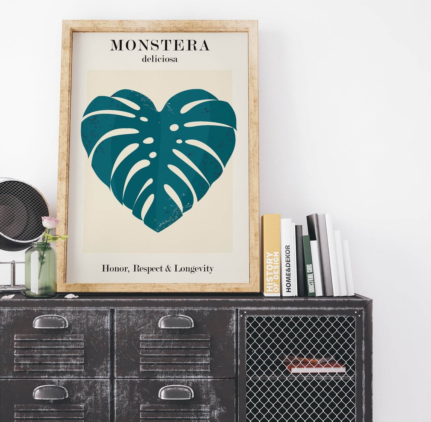 Cute Monstera Illustration Print - HypeSheriff Europe